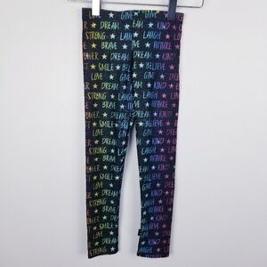 Pixie Lane Empower Positive Vibes Leggings NWT